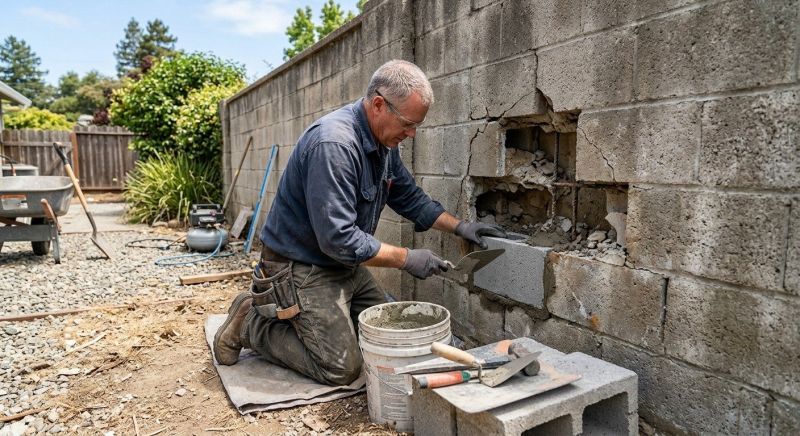 Block Masonry Repair in Acworth, GA