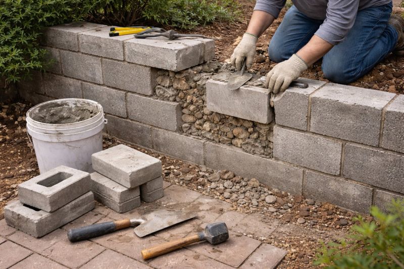 Block Wall Repair in Roswell, GA