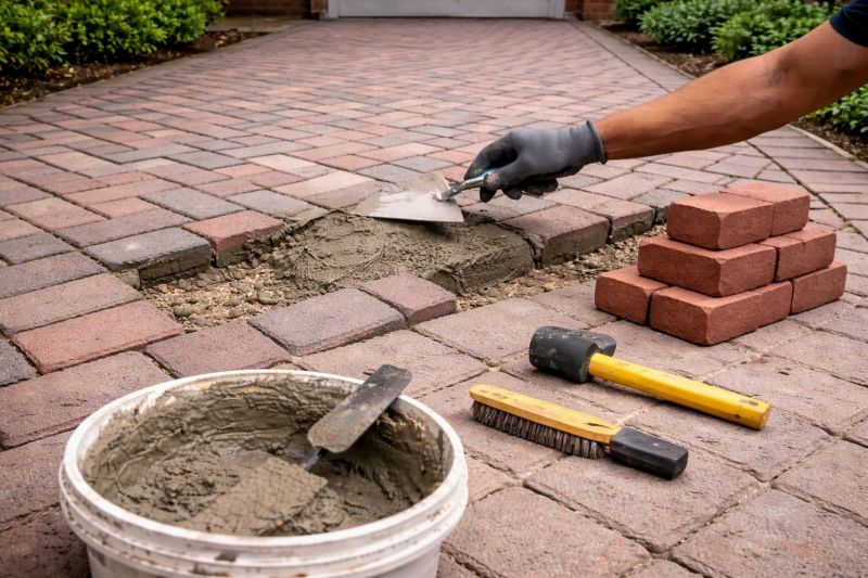 Brick Flatwork Repair in Cobb County, GA