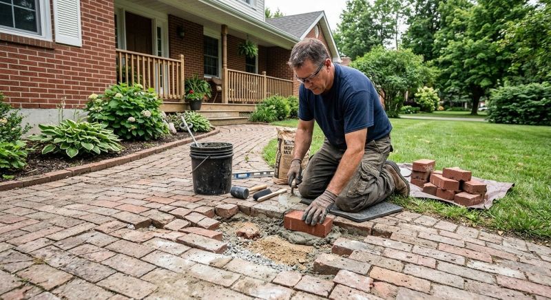 Brick Flatwork Repair in Rockmart, GA