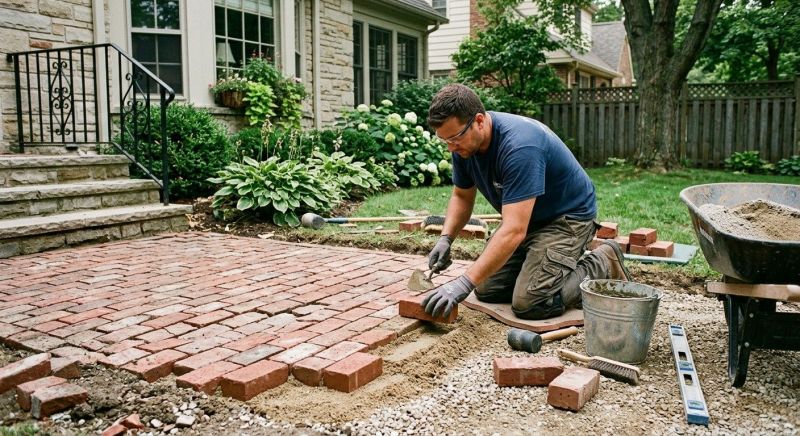Brick Flatwork Repair in Temple, GA