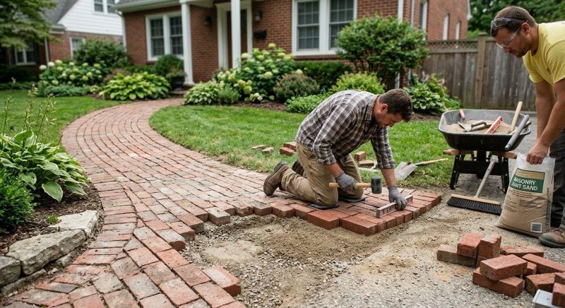 Brick Pathway Repair in Acworth, GA