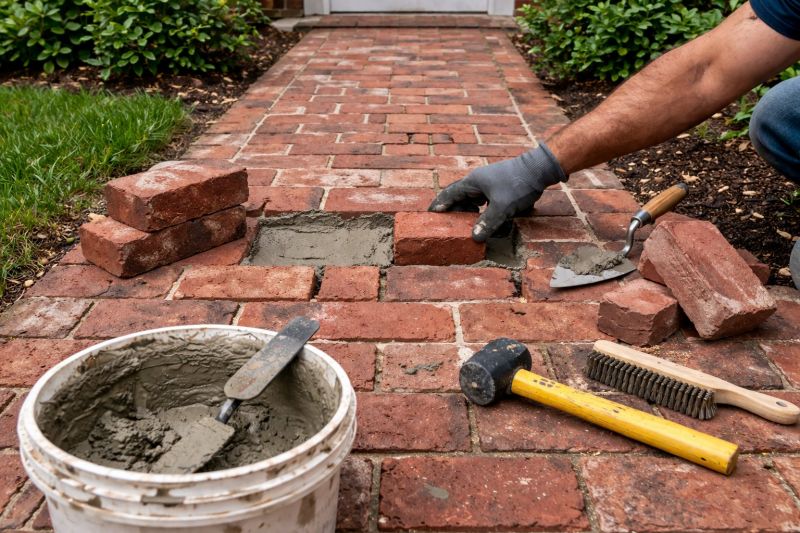 Brick Pathway Repair in Acworth, GA