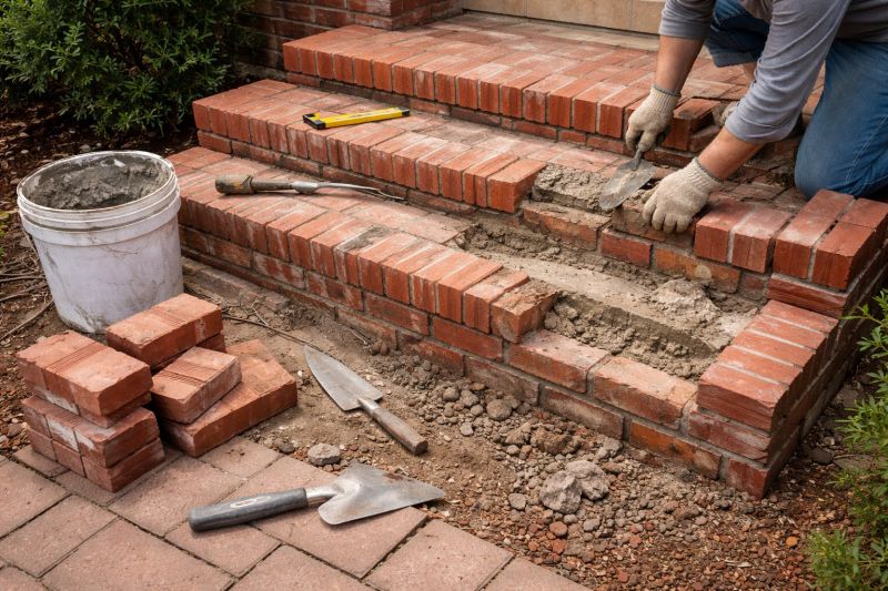 Brick Stairs Repair in Dallas, GA