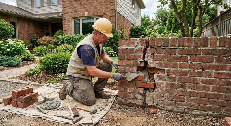 Brick Wall Repair in Canton, GA