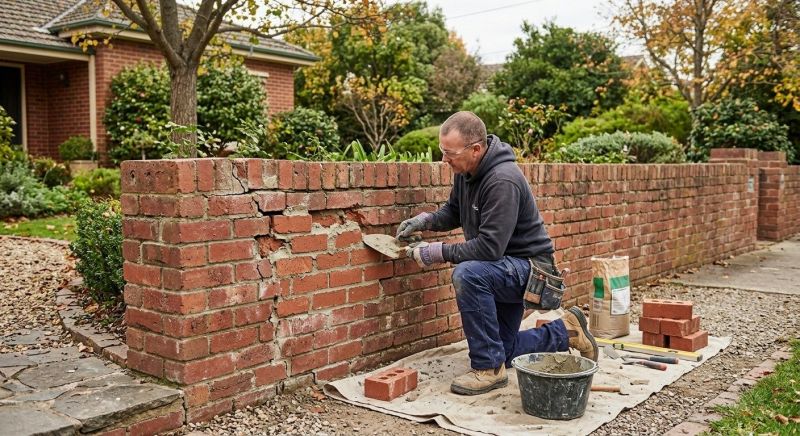 Brick Wall Repair in Roswell, GA