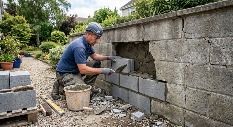 Concrete Block Repair in Bartow County, GA