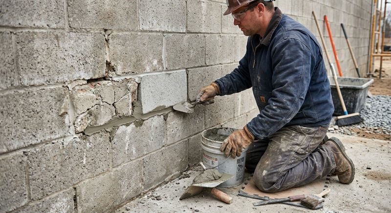 Concrete Block Repair in Douglas County, GA