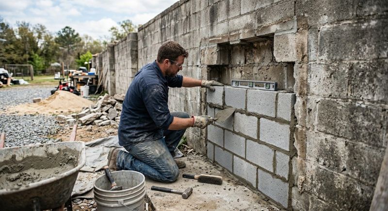 Masonry Wall Repair in Acworth, GA