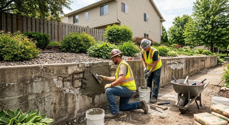 Retaining Wall Repair in Cherokee County, GA