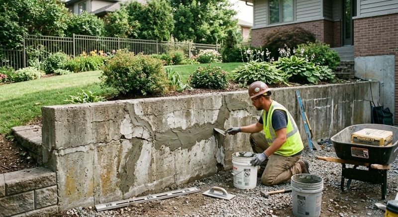 Retaining Wall Repair in Paulding County, GA