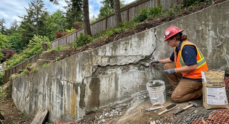 Retaining Wall Repair in Powder Springs, GA