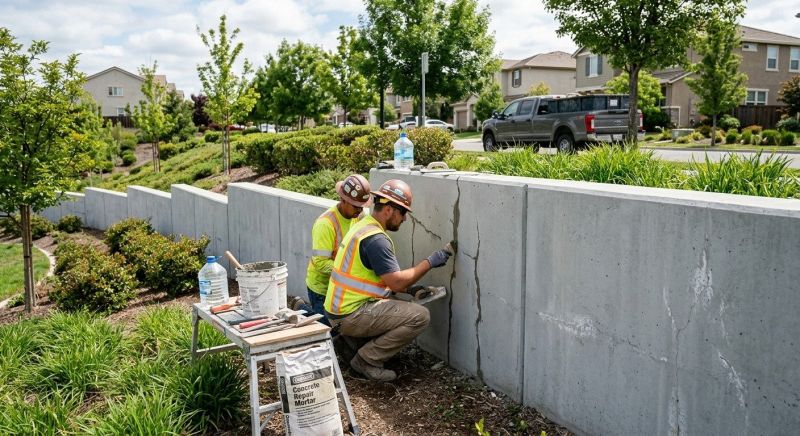 Retaining Wall Repair in Woodstock, GA