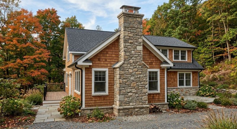 Stone Chimney Installation in Cherokee County, GA
