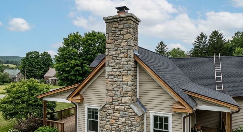 Stone Chimney Installation in Paulding County, GA